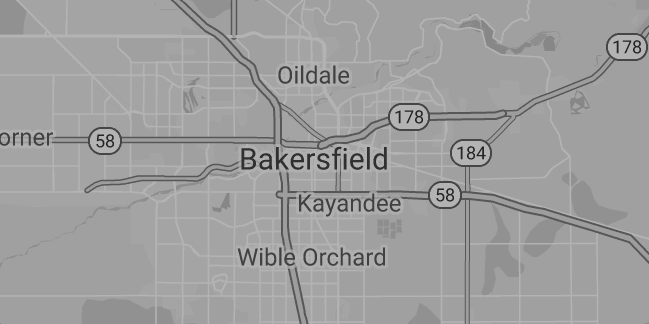 Bakersfield map