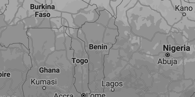 Benin map