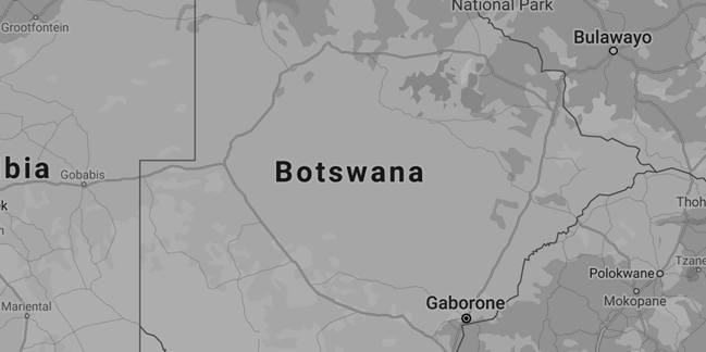 Botswana map