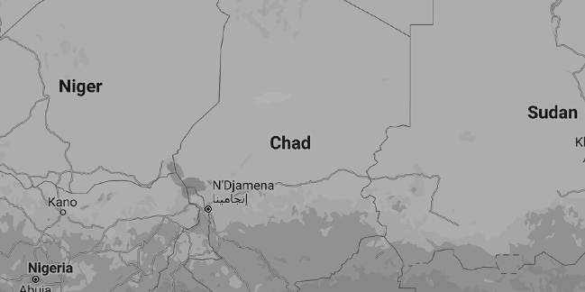 Chad map