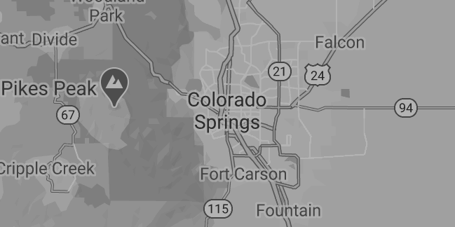 Colorado Springs map