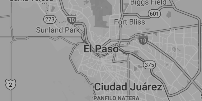 El Paso map