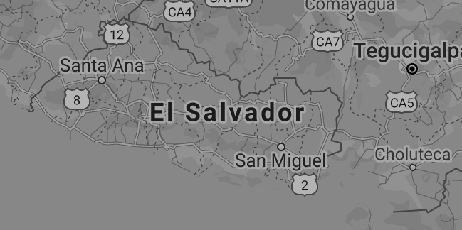 El Salvador map