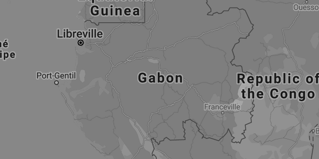 Gabon map