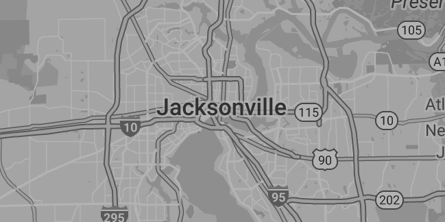 Jacksonville map