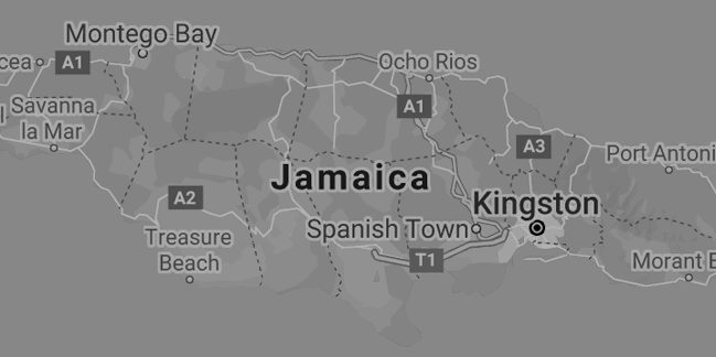 Jamaica map