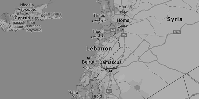 Lebanon map