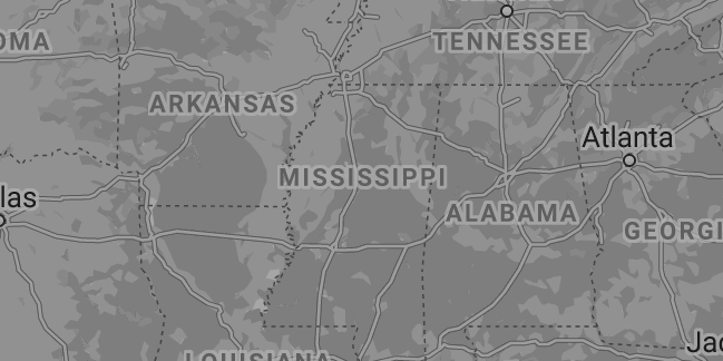 Mississippi map