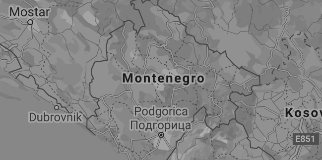 Montenegro map