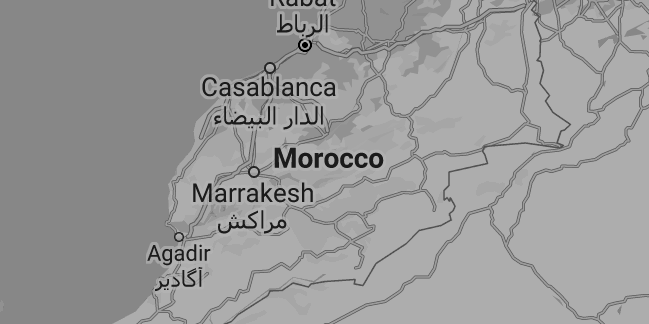 Morocco map