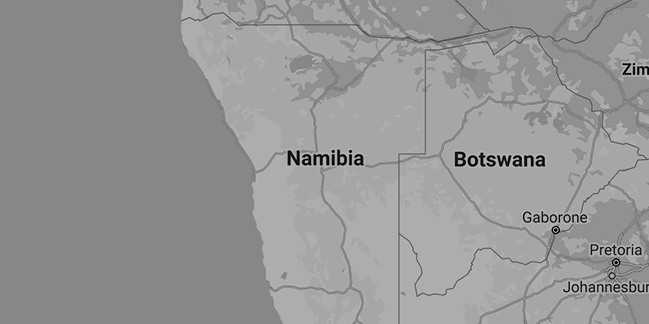 Namibia map