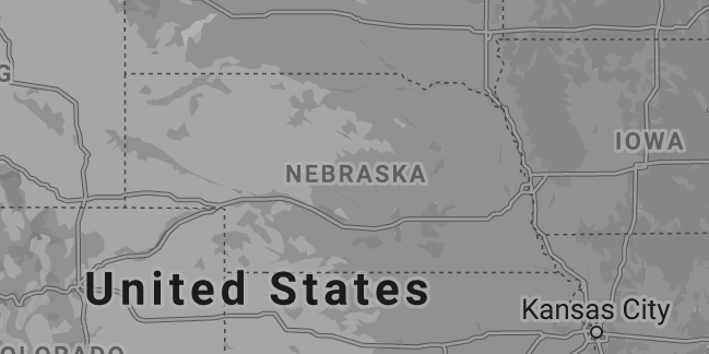 Nebraska map