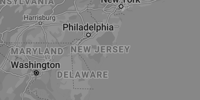 New Jersey map