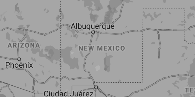 New Mexico map