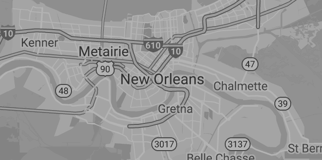 New Orleans map