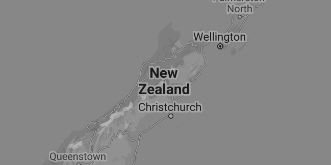 New Zealand map