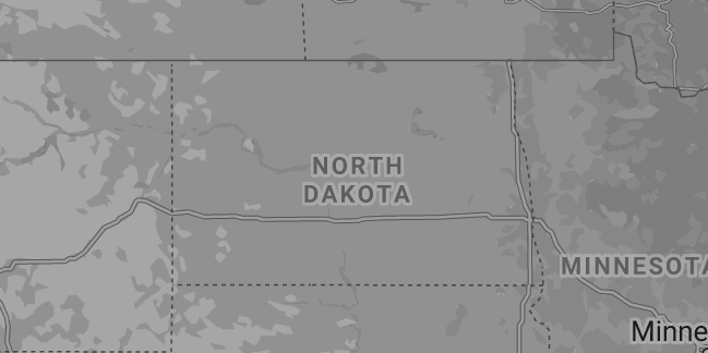 North Dakota map
