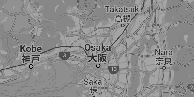 Osaka map