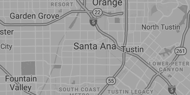 Santa Ana map