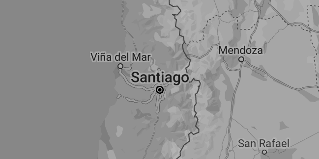 Santiago map