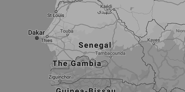 Senegal map