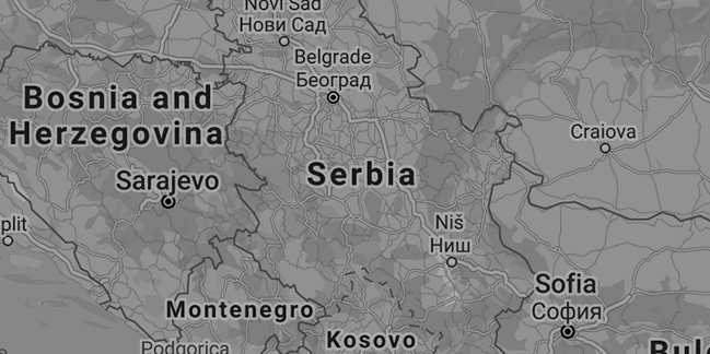 Serbia map