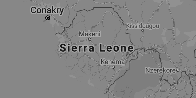 Sierra Leone map