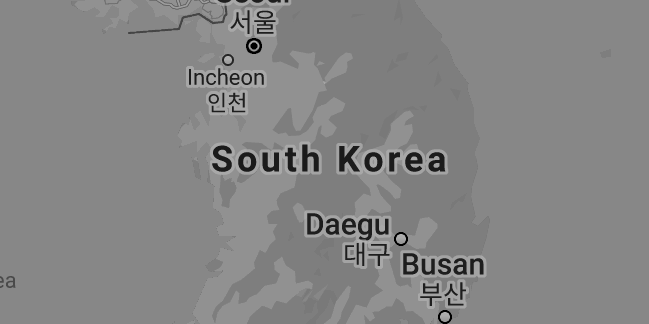 South Korea map
