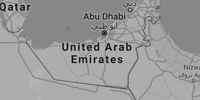 United Arab Emirates map