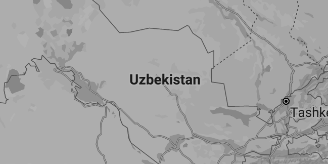 Uzbekistan map