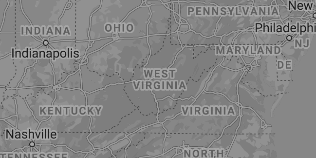West Virginia map